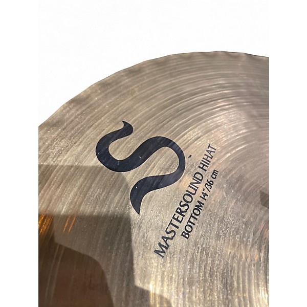 Used Zildjian 14in Mastersound Hi Hat Pair Cymbal