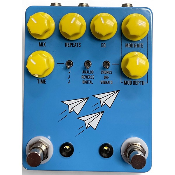 Used JHS Pedals FLIGHT DELAY BLUE Effect Pedal