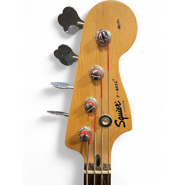Used Squier Affinity Precision Bass Black Electric Bass Guitar