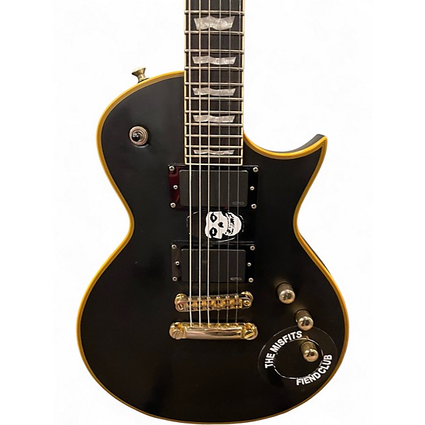 Used ESP LTD EC1000 Deluxe Black Solid Body Electric Guitar