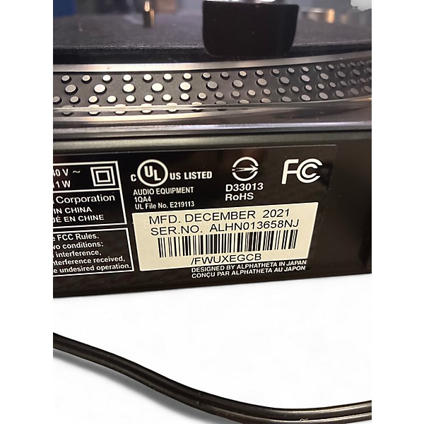 Used Pioneer DJ PLX-500-K Turntable