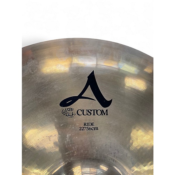Used Zildjian 22in A Custom Ride Cymbal