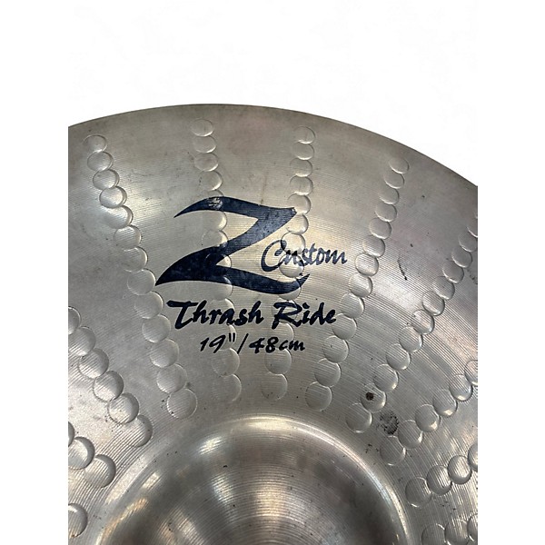 Used Zildjian 19in Z Custom Thrash Ride Cymbal