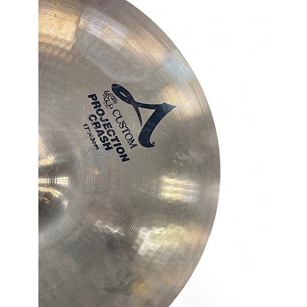 Used Zildjian 17in A Custom Projection Crash Cymbal
