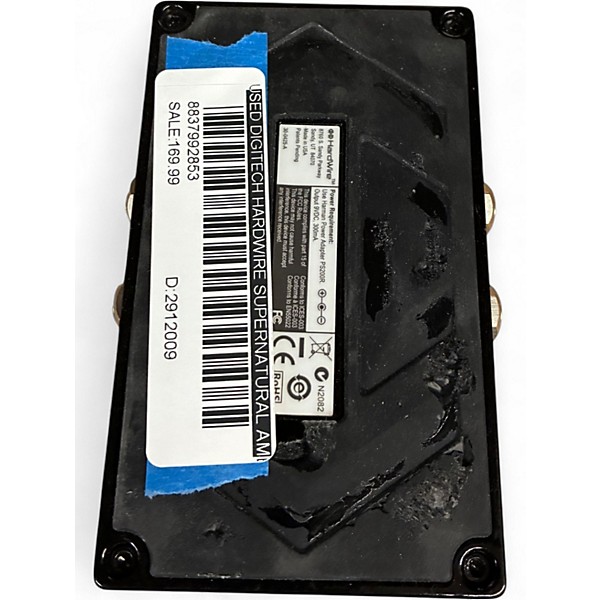 Used DigiTech Hardwire Supernatural Ambient Stereo Reverb Effect Pedal