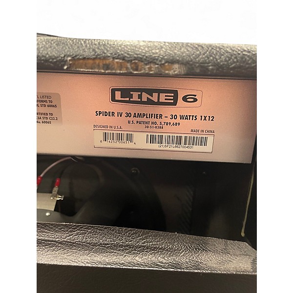 Used Line 6 Spider IV 30W 1x12 Guitar Combo Amp