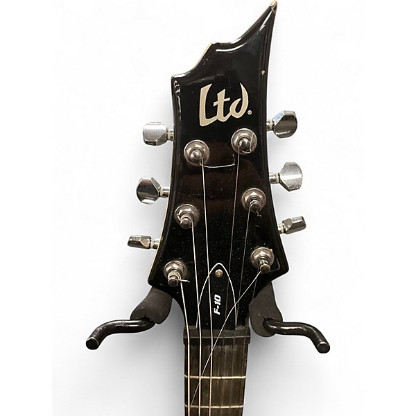 Used ESP LTD F10 Black Solid Body Electric Guitar