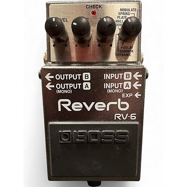 Used BOSS RV6 Digital Reverb Effect Pedal