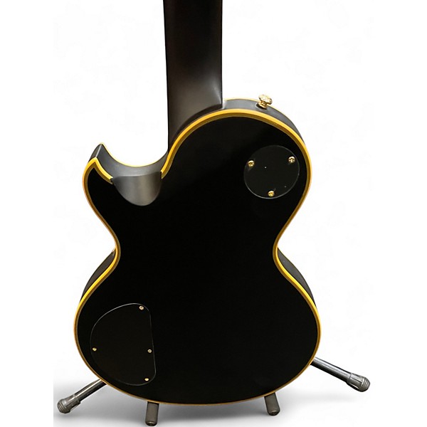 Used Schecter Guitar Research Solo II Custom Black Solid Body Electric Guitar