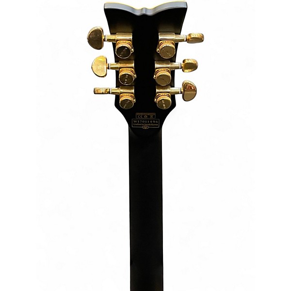 Used Schecter Guitar Research Solo II Custom Black Solid Body Electric Guitar