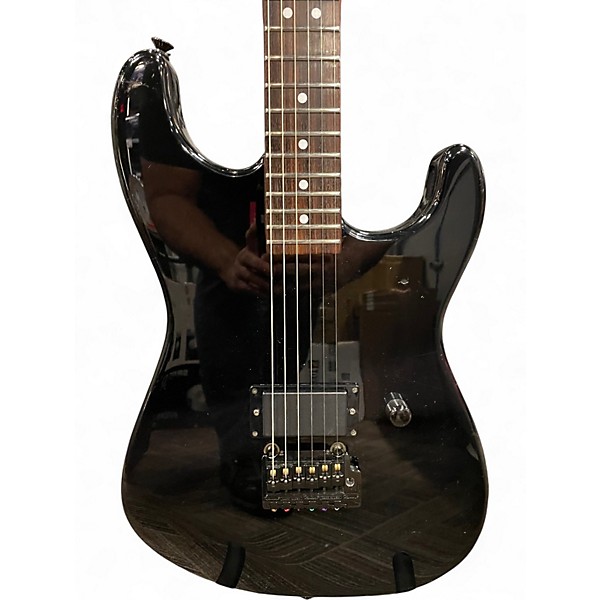 Vintage 1986 Charvel MODEL 2 Black Solid Body Electric Guitar