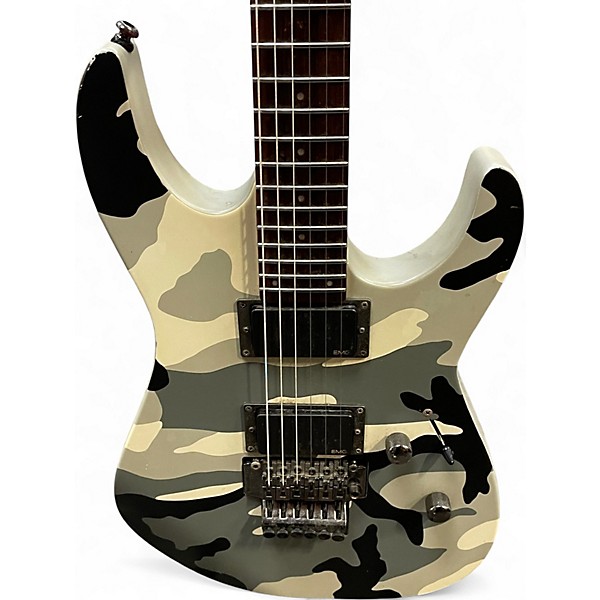Used ESP m-200UC Camo Solid Body Electric Guitar