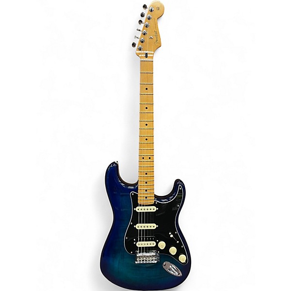 Used Fender Player II Stratocaster HSS Limited Edition Blue Burst Solid Body Electric Guitar