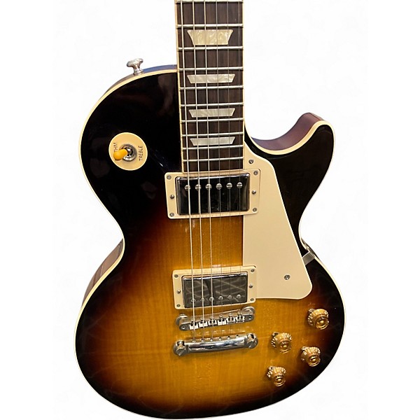 Used Gibson Les Paul Standard 1950S Neck 2 Tone Sunburst Solid Body Electric Guitar