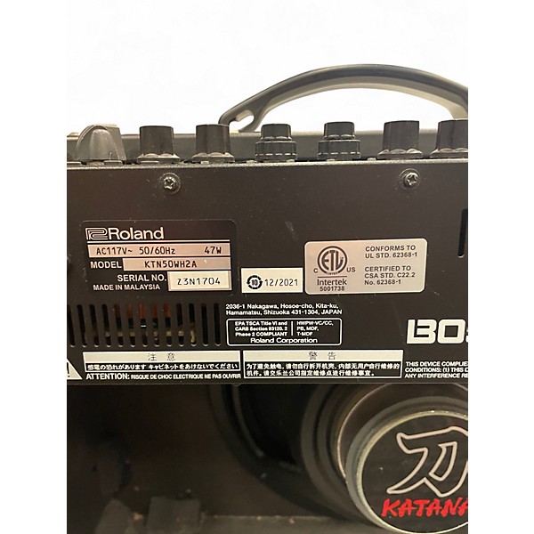 Used BOSS Katana KTN50 50W 1X12 Guitar Combo Amp