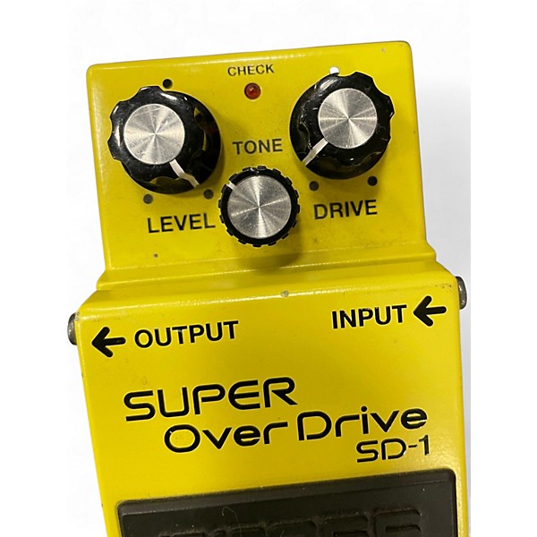 Used BOSS SD1 Super Overdrive Effect Pedal