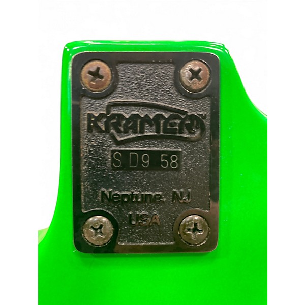 Used Kramer STRIKER 300 ST Neon Green Solid Body Electric Guitar