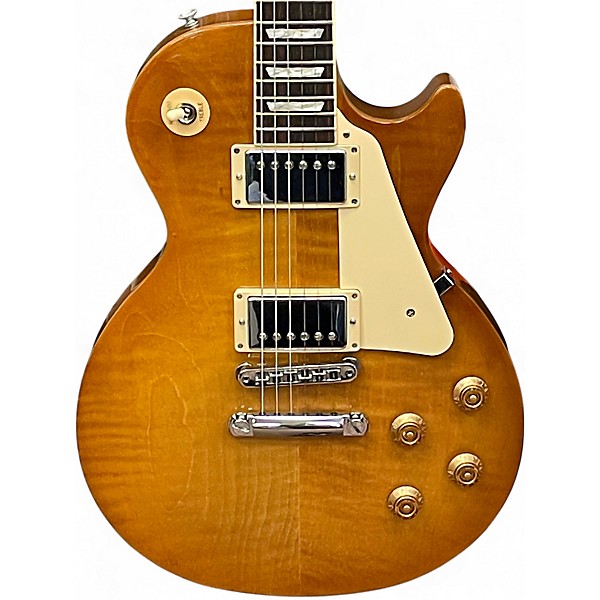 Used 2024 Gibson Les Paul Studio Figured Dirty Lemon Burst Solid Body Electric Guitar