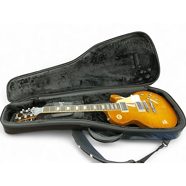 Used 2024 Gibson Les Paul Studio Figured Dirty Lemon Burst Solid Body Electric Guitar