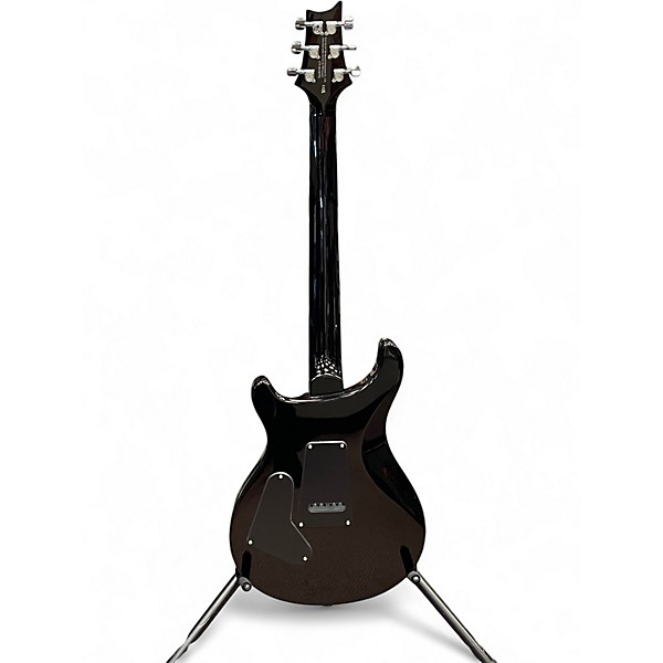Used PRS SE Custom 24 Black Gold Sunburst Solid Body Electric Guitar