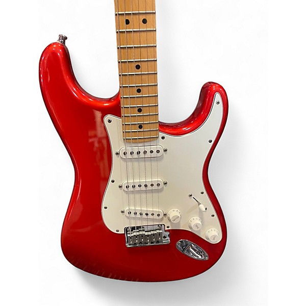 Used 2001 Fender American Standard Stratocaster Hot Rod Red Solid Body Electric Guitar