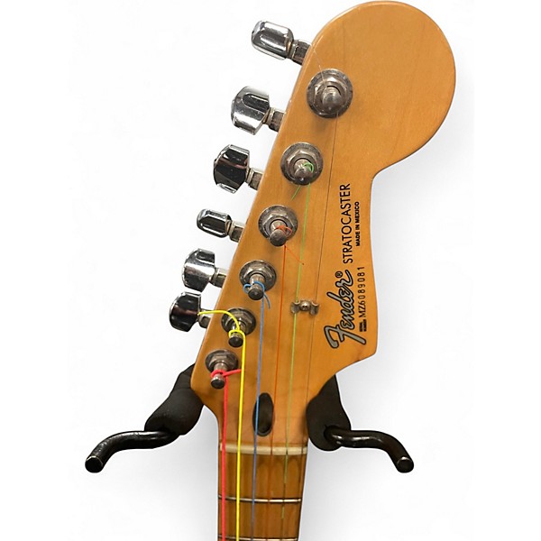 Used 2006 Fender Standard Stratocaster Candy Apple Red Solid Body Electric Guitar