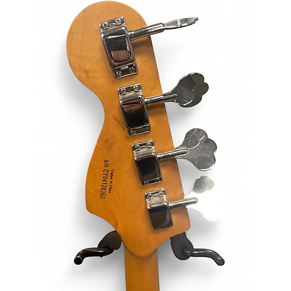 Used Squier Affinity Jazz Bass Candy Apple Red Electric Bass Guitar