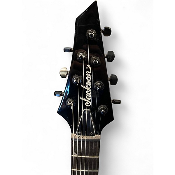 Used Jackson JS22-7 Dinky 7 String Black Solid Body Electric Guitar