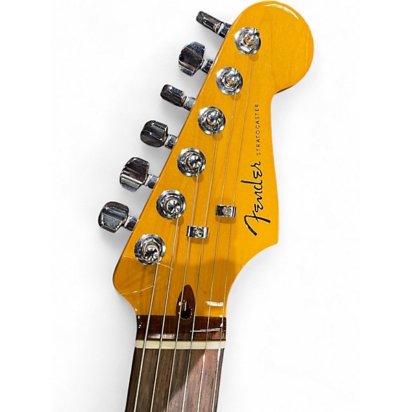 Used Fender American Ultra Stratocaster 3 Tone Sunburst Solid Body Electric Guitar