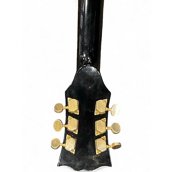 Used National Big Daddy LP457-2 Black Solid Body Electric Guitar