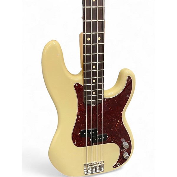 Used 2020 Fender American Professional Precision Bass Olympic White Electric Bass Guitar