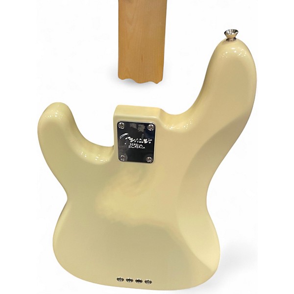 Used 2020 Fender American Professional Precision Bass Olympic White Electric Bass Guitar