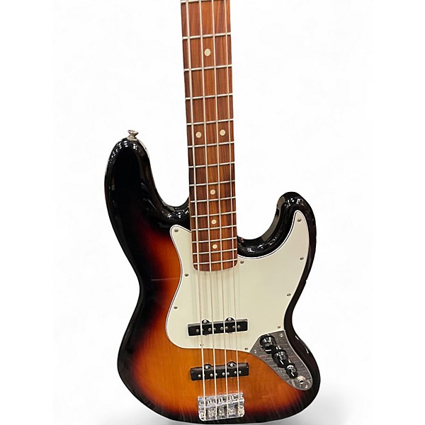 Used Fender Standard Jazz Bass Sunburst Electric Bass Guitar