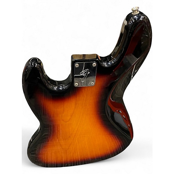Used Fender Standard Jazz Bass Sunburst Electric Bass Guitar