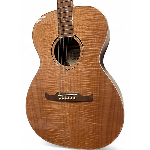 Used Fender FA235E NATURAL WALNUT Acoustic Guitar