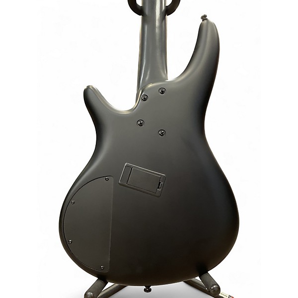 Used Ibanez Iron Label SRMS325EX Flat Black Electric Bass Guitar