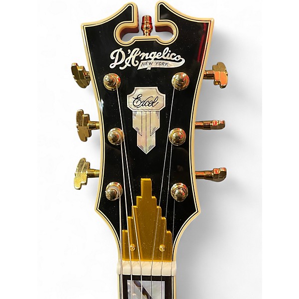 Used D'Angelico Excel 59 Trans Wine Hollow Body Electric Guitar