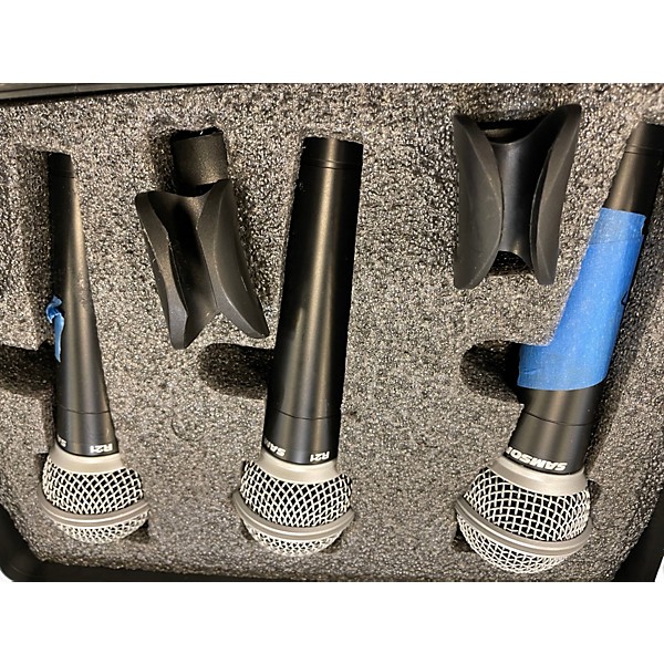 Used Samson R21 THREE PACK Dynamic Microphone