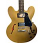 Used Epiphone ES355 Gold Top Hollow Body Electric Guitar