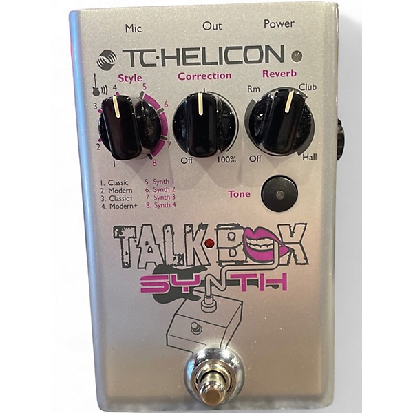 Used TC Helicon Talk Box Synth Effect Pedal
