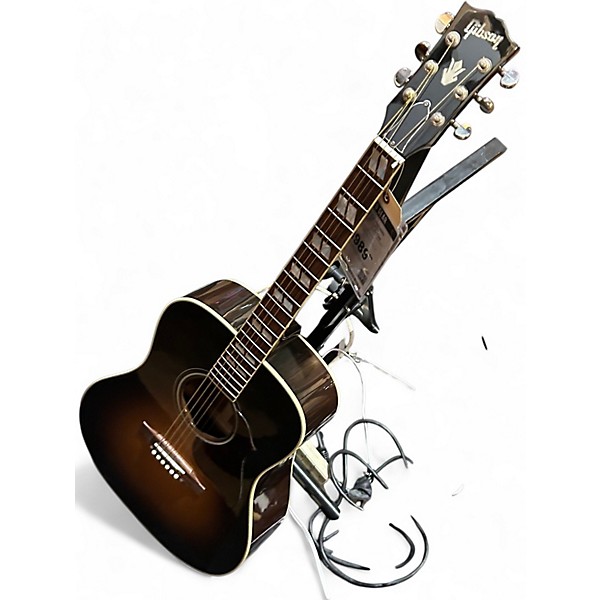 Used Gibson Hummingbird Pro 2 Color Sunburst Acoustic Electric Guitar