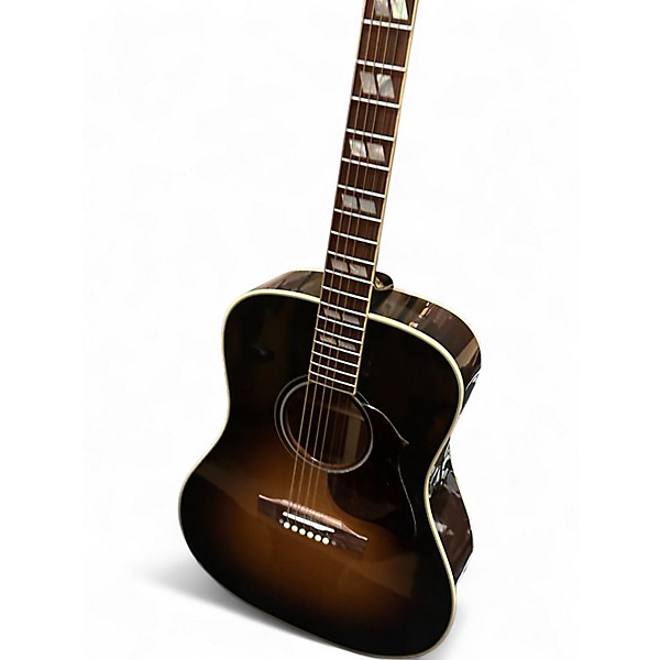 Used Gibson Hummingbird Pro 2 Color Sunburst Acoustic Electric Guitar