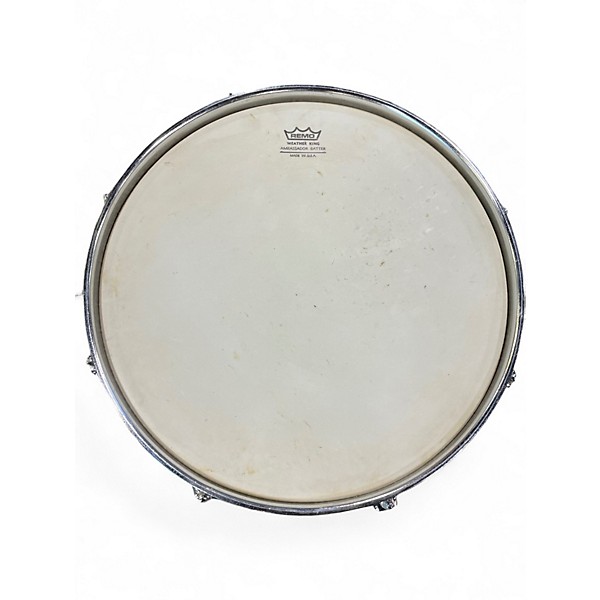 Used Ludwig 6X14 Steel steel snare Drum