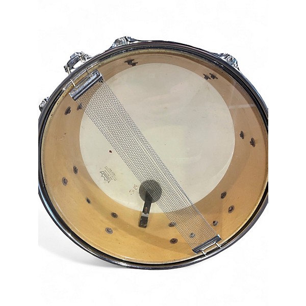 Used Ludwig 6X14 Steel steel snare Drum