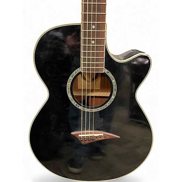 Used Dean Performer E Black Acoustic Electric Guitar