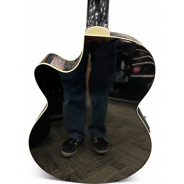 Used Dean Performer E Black Acoustic Electric Guitar