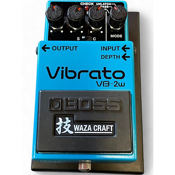 Used BOSS VB-2W Vibrato Effect Pedal