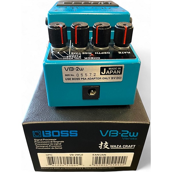 Used BOSS VB-2W Vibrato Effect Pedal