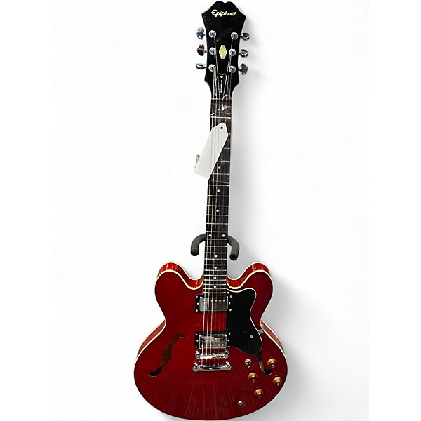 Used Epiphone ES335 Red Hollow Body Electric Guitar