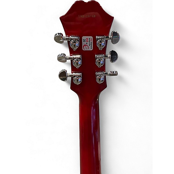 Used Epiphone ES335 Red Hollow Body Electric Guitar